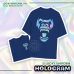 Áo hologram xanh nước biển